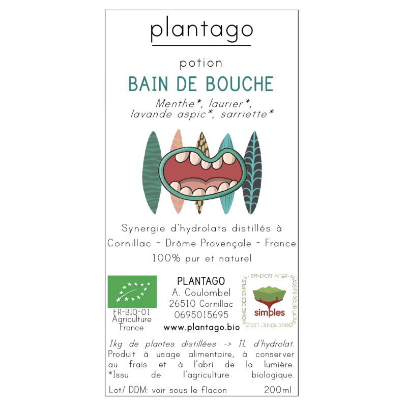 Synergie d'hyrolats Bain de bouche